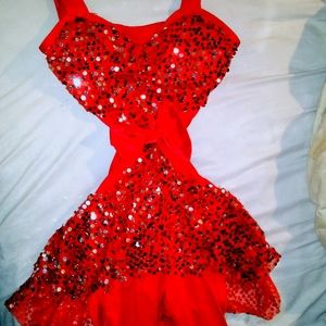 Weissman Two Tones Sequined Costume Unitard